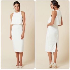 Likely Shayna White Sleeveless Sz 4 Dress